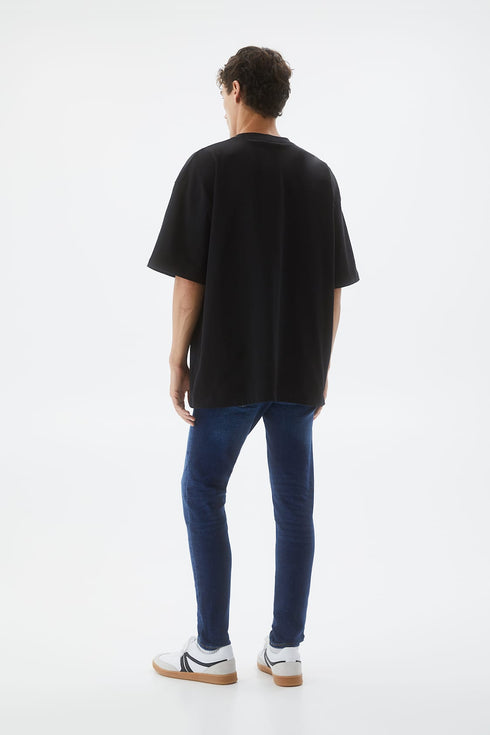 PULL & BEAR SLIM FIT DENIM JEANS-MENS | DARK BLUE